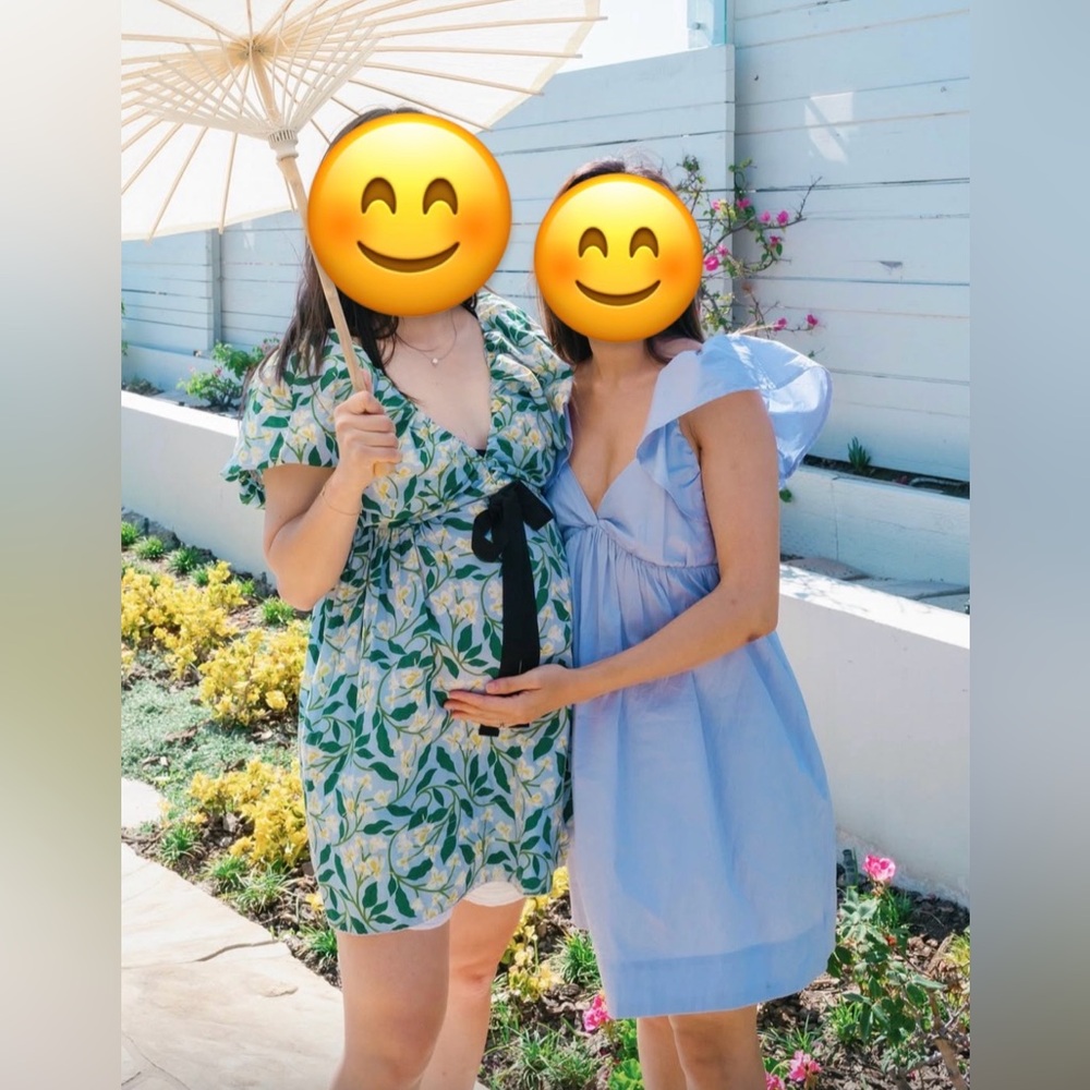 Periwinkle babydoll dress